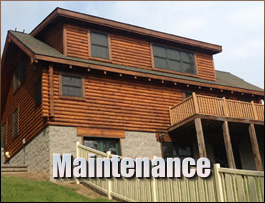  Warne, North Carolina Log Home Maintenance
